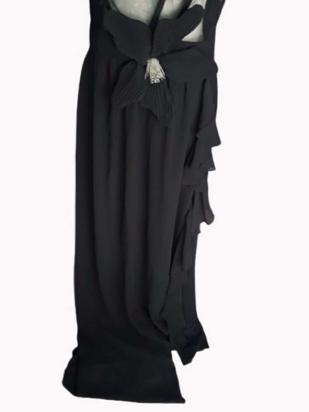 Incredible!!! Sheer Corset PatBo Gown Dress Formal Corset Illusion Floral Large - Picture 3 of 16
